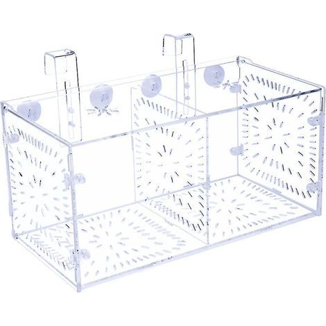 Fischzuchtbox, Zweikammer-Aquarium, Jungfischbrutkasten (1/4)