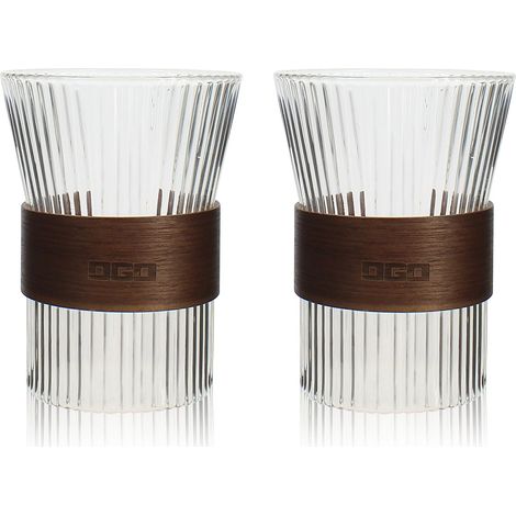 Lot de 2 tasses en verre 325ml, KARL (1/4)
