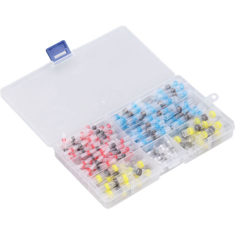 200Pcs Manchons de Câble à Souder Thermorétractables, Connecteurs Étanches pour Épissure, Isolation 2:1 (1/5)