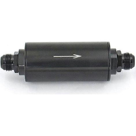 Filtre à carburant en aluminium pour système de filtration E85 avec élément filtrant en acier de 100 microns, raccords adaptateurs AN6/AN8/AN10/9 mm AN10 (1/5)