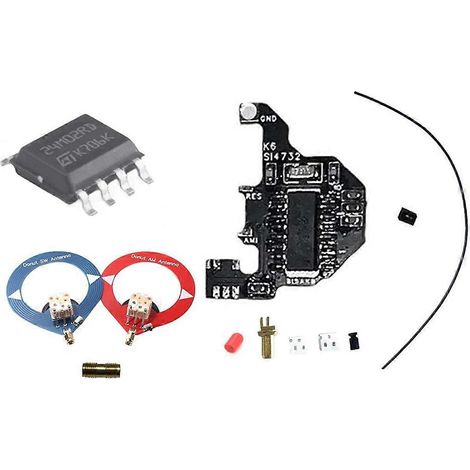 Module de modification ondes courtes SI4732 + 2 antennes annulaires + puce d'extension 2M pour solution à double antenne UVK5/UVK6 (1/5)