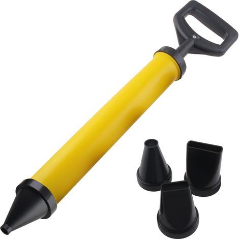 Mortar Grout Gun with 4 Nozzles, Mortar Press, Manual Concrete Mortar Pump with Accessories, DIY Mortar Gun for Mortar/Cement (1/5)