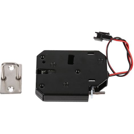 Système de contrôle d'accès pour armoire à serrure électromagnétique 12 V CC 2 A, serrure de porte à solénoïde infaillible (sans détecteur de proximité) (1/5)