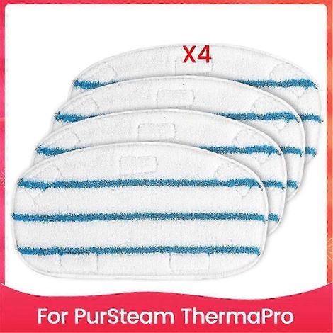 Accessoires AURA pour nettoyeur vapeur ThermaPro 10-en-1 : lingettes en microfibre lavables pour parquets. (1/5)