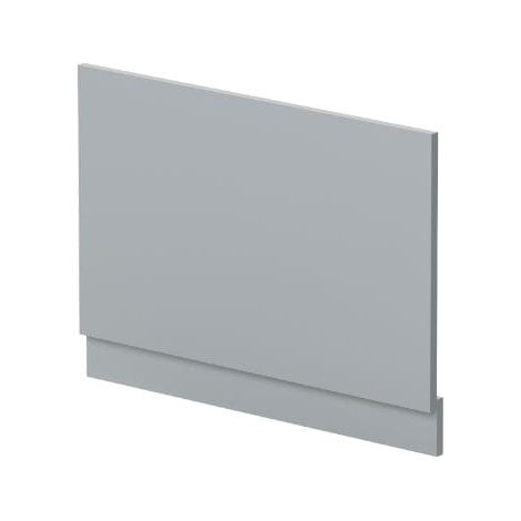 Nuie Satin Grey 800mm Bath End Panel with Plinth - MOF272 (1/3)