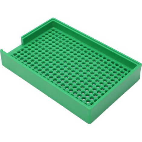 Plateau rangement vis trous en V multifonction alvéoles réguliers plateau organisation vis PP pour travail industriel 3-3,5mm (273 trous) (1/5)