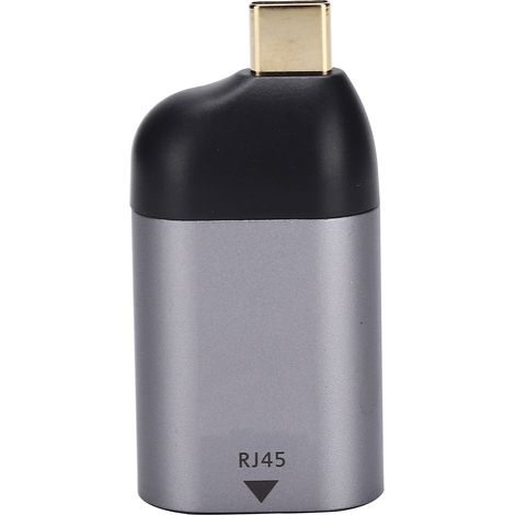 Adaptateur Ethernet Gigabit USB‑C vers RJ45 avec Coque en Alliage d'Aluminium pour Windows/Android/macOS (1/5)