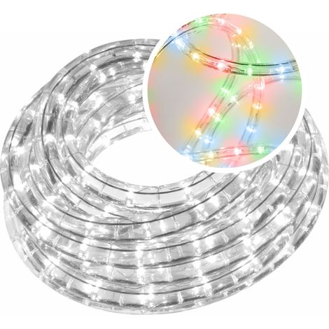 Cordon lumineux led double canal - multicolore controleur 20 m (1/5)