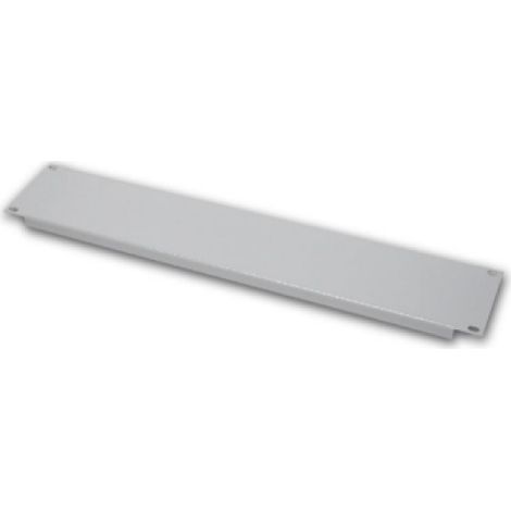 Pannello cieco 1 unità per armadi rack 19  in acciaio grigio fanton 28350