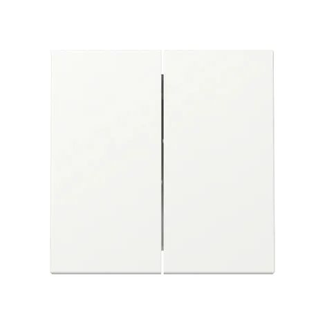 Cubierta de interruptor Gira 329527 doble mate blanco