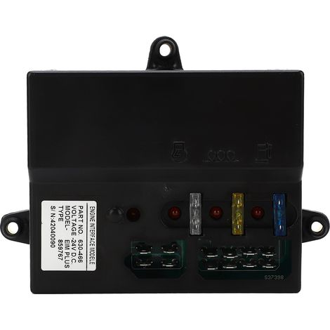 Einzelsicherung für das ABS-Motorschnittstellenmodul. 24-V-DC-Motorschnittstellenmodulbaugruppe. (1/5)