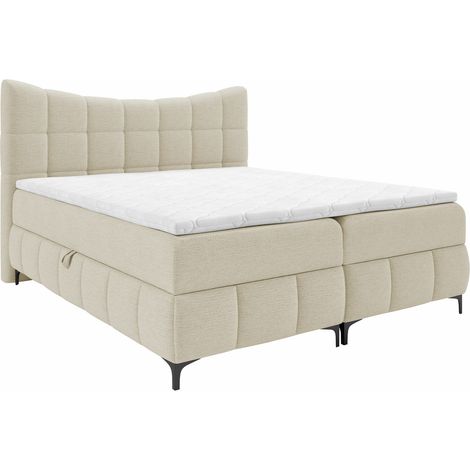 Cama continental Littera, Freya 210.03, Continental, Individuales, 120x200, Tapiz, Somieres, 124x210x120cm