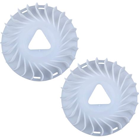 2Pcs/lot Recoil Flywheel Cooling Fan Fit Honda GX390 GX340 GX 390 340 188F 190F 13HP Gasoline Engine 5KW Generator 19511-ZE3-000 (1/5)