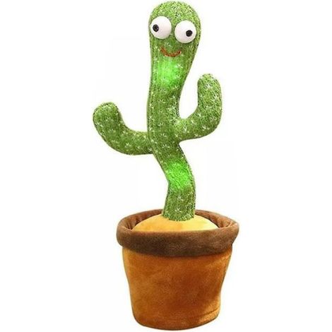 - CACTUS GRINGO : Peluche Cactus 35cm qui Danse, Chante et Répète (1/4)