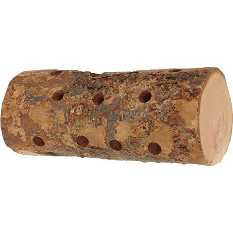 Bâtonnet à mâcher en bois pour hamster, naturel et sûr, résistant aux morsures, pour perroquets et petits animaux (taille L). (1/5)