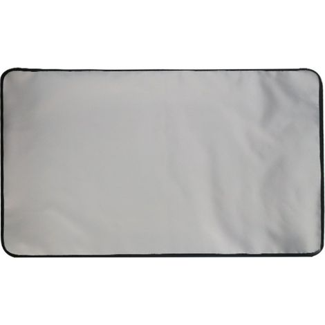 Filiyano-Tapis de barbecue en fibre de verre silicone, gris, L 165 x 99 cm, résistant à la chaleur, imperméable et ignifugé pour le camping (1/5)