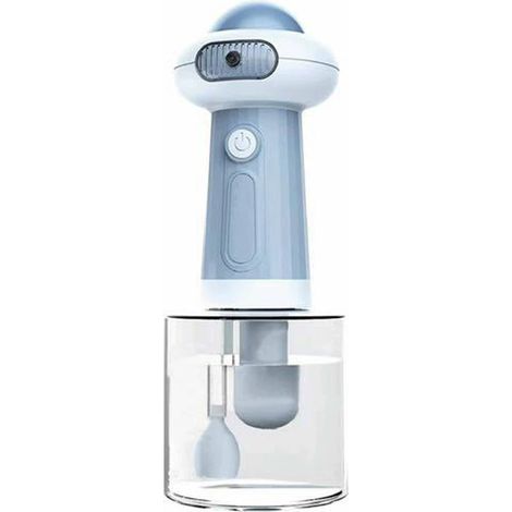 Dispensador eléctrico de champú en espuma, pulverizador de burbujas para perros, dispensador automático de jabón magnético recargable para la limpieza profunda del pelo de las mascotas. (1/3)