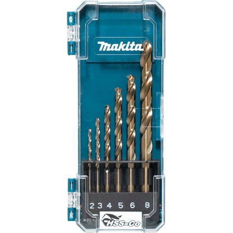 Makita HSS Co Metallbohrer-Set Ø 2,0 - 8,0 mm
