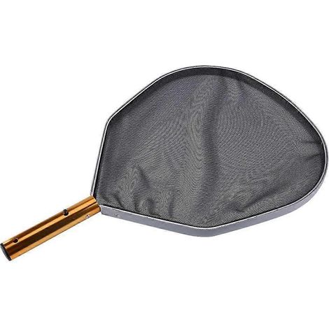 Écumoire de piscine avec tige télescopique et filet en nylon ultrafin, pour un nettoyage efficace de la piscine. (1/5)