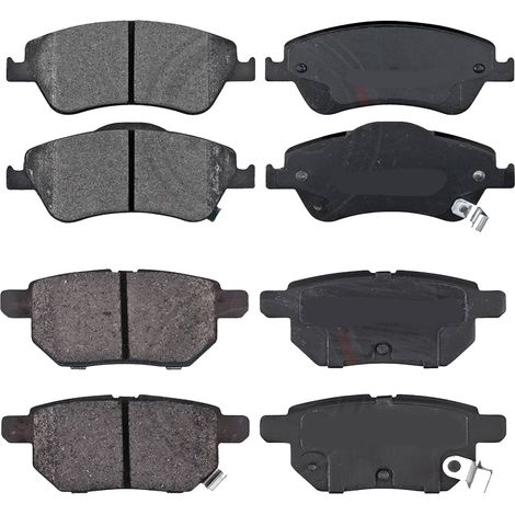 KIT PASTIGLIE FRENO ANTERIORI E POSTERIORI compatibile con TOYOTA PRIUS (W5) / PASTIGLIE FRENANTI AUTO OEM P 83 106,P 83 083 / SOSTITUZIONE DIRETTA / BASSA POLVERE / SILENZIOSO