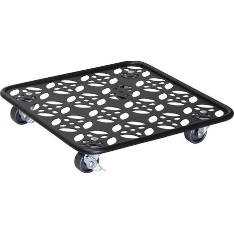 Wagner, Plateau roulant pour plantes en acier BLACK, charge max