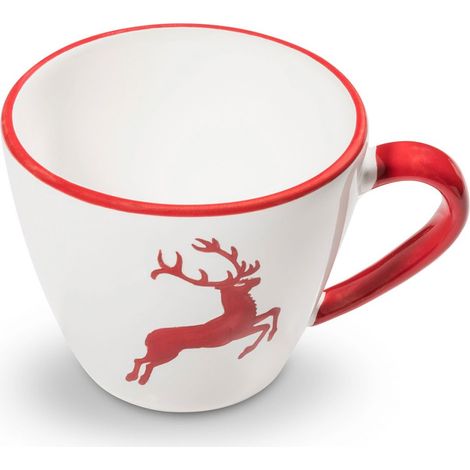 Gmundner Keramik Rubinroter Hirsch  Kaffeetasse Gourmet (0 2L) (1/3)