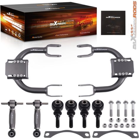 FRONT UPPER CONTROL ARMS + REAR CAMBER KIT FOR ACURA INTEGRA 1994-01 HONDA CIVIC (1/5)