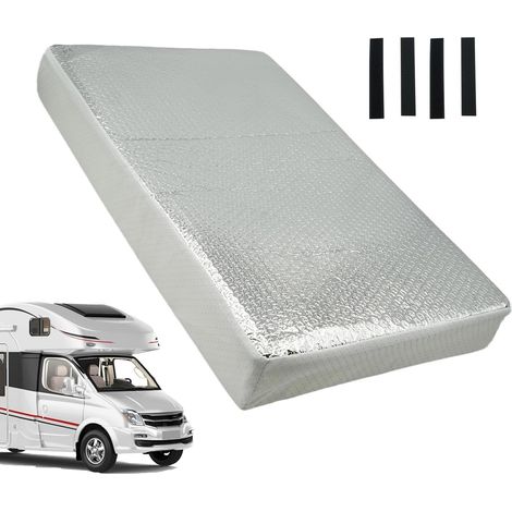 Housses d'aération pour toit de camping-car Isolateur imperméable et isolé pour fenêtre de toit de camping-car – Fournitures de fenêtre amovibles réfléchissantes pour salle de bain, grenier (1/5)