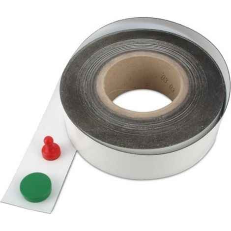 Nastro magnetico scrivibile bianco 30/40mm Larghezza - 30mm(3cm) (1/4)