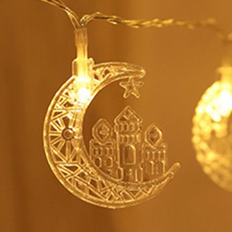 5 Guirlandes LED Blanc Chaud, 10 LED 1.8m Lumière Féerique Rideau pour Chambre Mariage Fête Décoration Château, 2 Sections Longue (1/5)