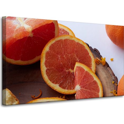 Leinwanddruck Küche Rot Orange 100x60