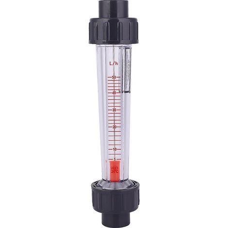 Débitmètre à tube plastique LZB-15(D) 5-50 L/h, haute précision, résistant aux acides et aux alcalis. (1/5)