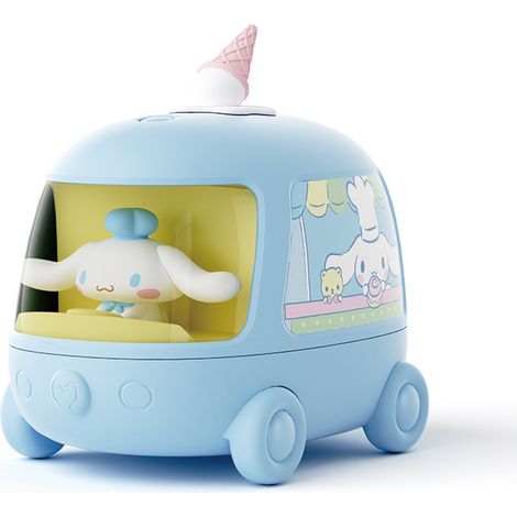 Humidificateur d'intérieur à brume froide, format mini, 260 ml, en forme de bus mignon, motif chien bleu. (1/5)