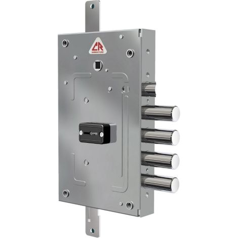 serrure de sA curitA  A  double embout CR 2655/28 pour portes blindA es