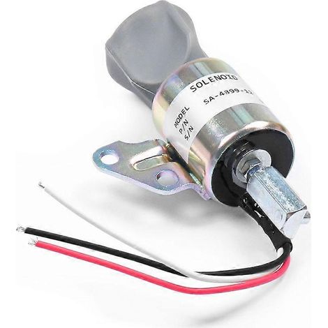 Électrovanne d'arrêt de carburant SA-5176-12 SA-4899-12 1756ES-12SUC5B1S5 12V pour moteur diesel Kubota D722 D902 Z482 (1/4)