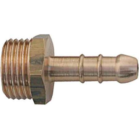 RACCORDO PORTAGOMMA MASCHIO 1/2" - Ø 13 mm (METANO)