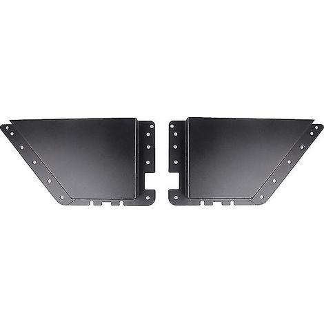 Pour 2021-2022 : Pochettes de rangement pour portières avant, boîte de rangement latérale, accessoires, alliage d'aluminium, 2 pièces -- (1/5)