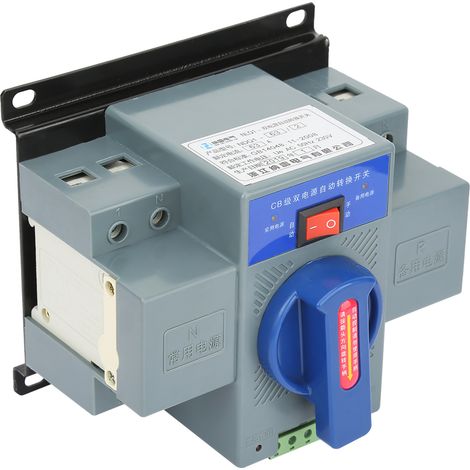 1 Stück Mini 63A 2P Doppelstromschalter (1/5)
