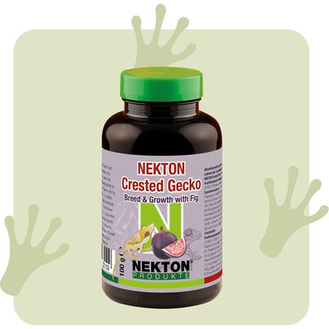 NEKTON Crested Gecko Breed & Growth con higos: alimento para geckos crestados en fase de cría y crecimiento con adición de higos 100 g