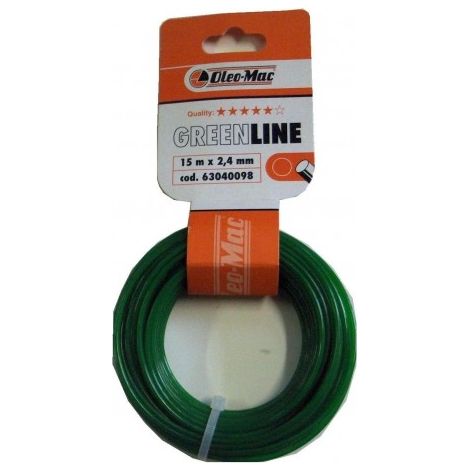 FILV3X15C - Bobineau Fil Nylon Carré D.3mm x 15m