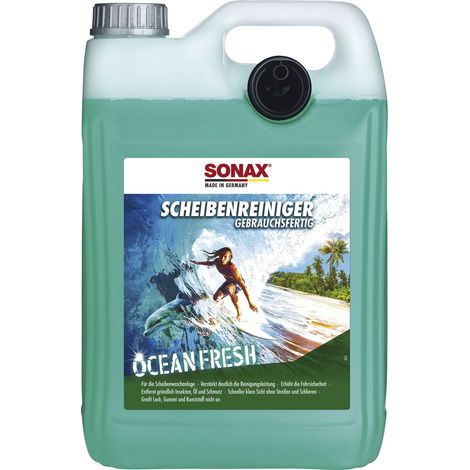 Sonax Scheibenreiniger Ocean Fresh 5L - Gebrauchsfertiger Scheibenreiniger Sommer für Scheiben und Scheinwerfer (1/3)