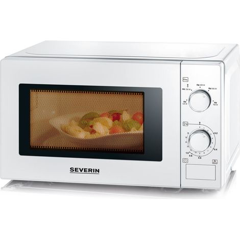 Severin – Micro-ondes à poser 7770 20L 700W – Minuterie 35 min – Plateau tournant 25,4 cm – Dimensions 440x345x260 mm