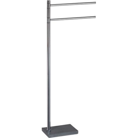 Piantana Porta Salviette Con 2 Bracci Snodabili Cromati  Silene