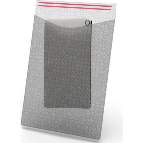 IMBALLAGGI 2000 - 10 Buste Pluriball per Spedizione e Trasloco con Chiusura Adesiva - 13x20 cm - Buste da Imballaggio con Bolle - Adatte per Spedire e Proteggere Oggetti