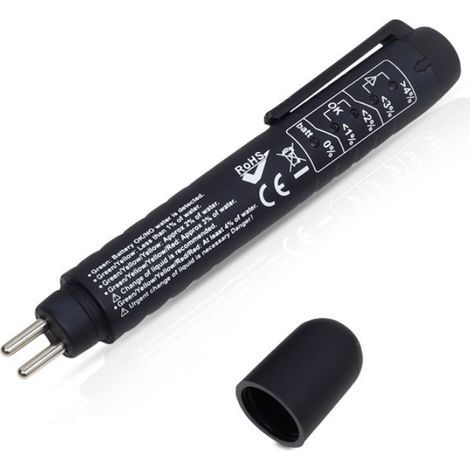 Automatic brake fluid moisture analyzer with brake fluid test pen with 5 LED indicators for Dot3 Dot4 Dot5 (1/5)