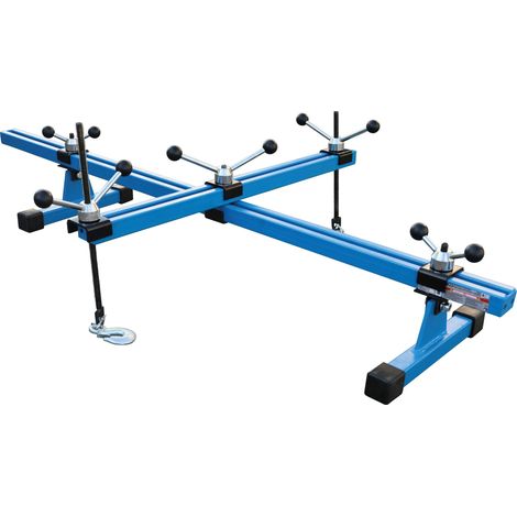 Support moteur avec traverse transversale 400 - 1400 mm 500 kg (1/4)