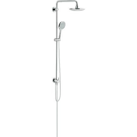 Colonna doccia esterna serie Rainshower in ottone finitura cromo con deviatore 27430000 (1/3)
