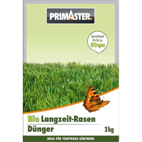 Primaster Langzeit Rasendünger 2 kg für 80 m² Dünger