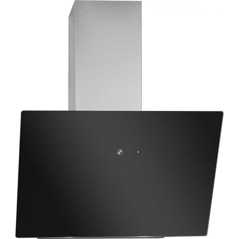 Hotte décorative inclinée à LED 60cm – Débit 491 m³/h – 9 niveaux de puissance – Commande tactile avec affichage LED – Bomann (1/5)