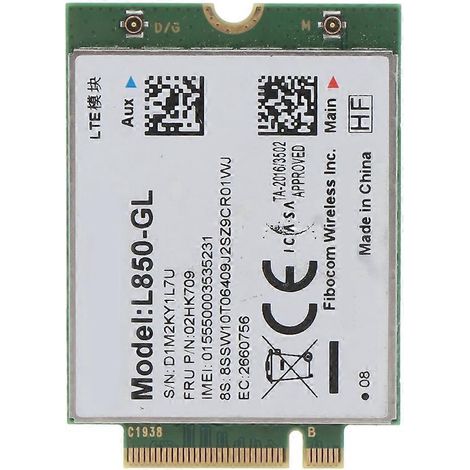 Drahtloser Netzwerkkartenadapter Fibocom L850-GL WWAN 4G LTE Modul für Lenovo (1/5)